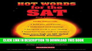 Collection Book Hot Words for the SAT (Barron s Hot Words for the SAT)