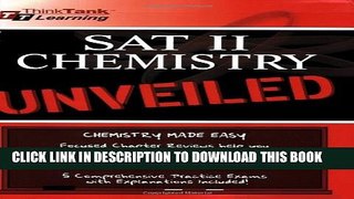 New Book SAT II Chemistry: Unveiled