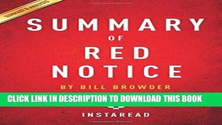 [PDF] Summary of Red Notice: by Bill Browder | Includes Analysis Popular Online