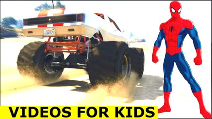 spiderman truck for kids