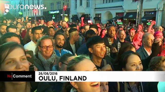 Wannabe rockstars take part in the annual Air Guitar World Championships in Finland