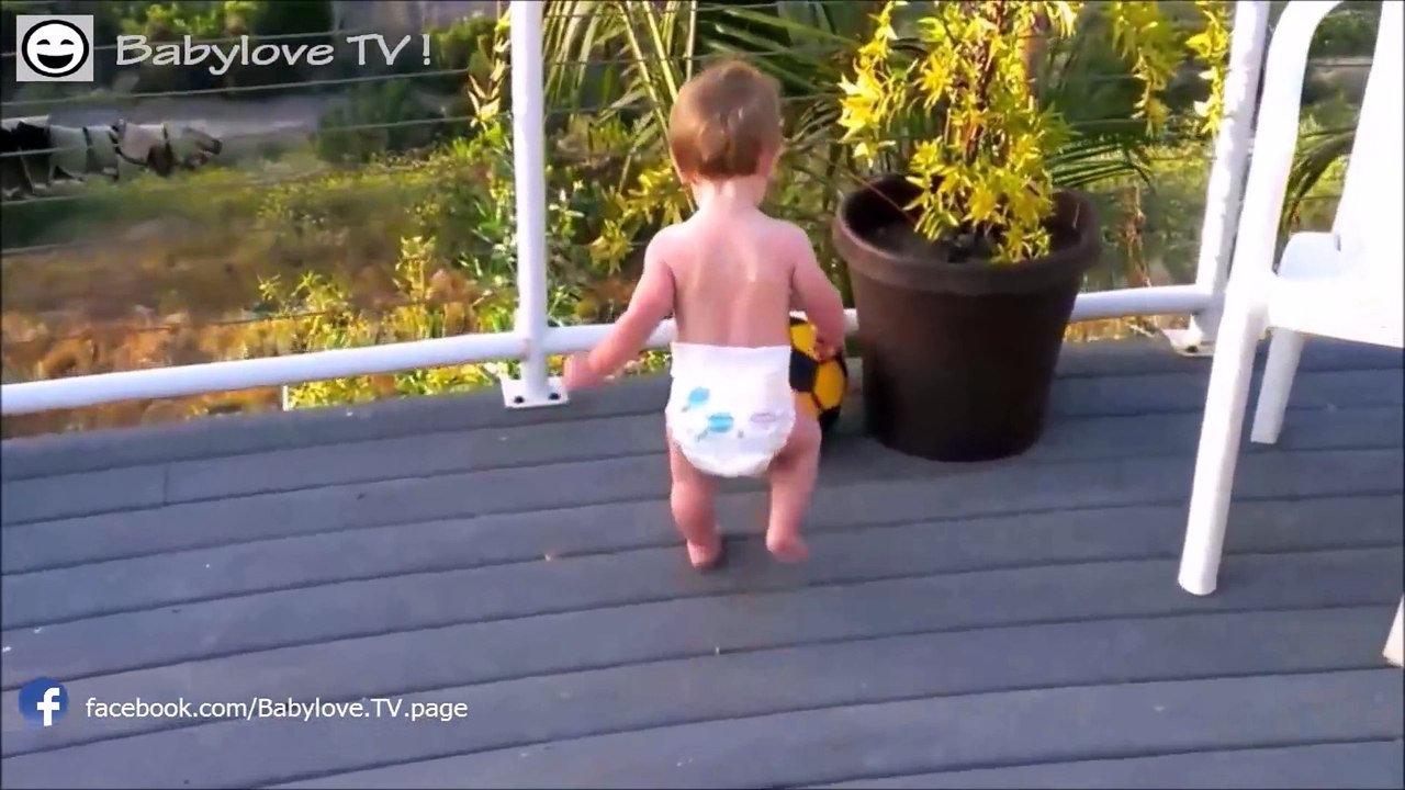 Funny Babies    Babies Playing Football !    (Funny Baby Videos)
