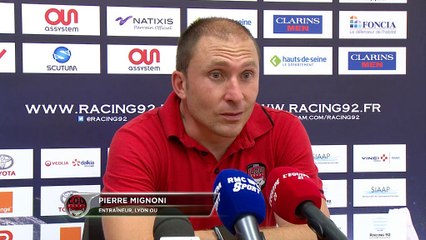 2e j. - Mignoni: "Notre défense doit être plus solide"