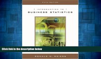 READ FREE FULL  Introduction to Business Statistics (with CD-ROM) (Available Titles CengageNOW)