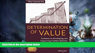 Big Deals  Determination of Value: Appraisal Guidance on Developing and Supporting a Credible