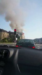 Incendie école des Beaux Arts de Cherbourg
