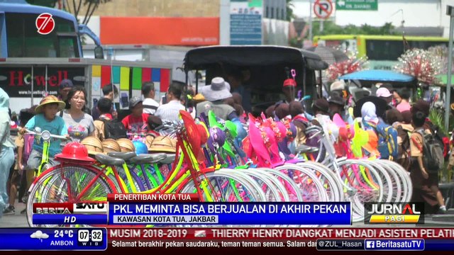 Relokasi PKL di Kota Tua Ditargetkan Selesai September 2016