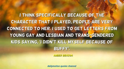 Amber Benson Quotes