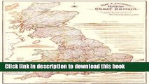 Read Map and Sections of the Railways of Great Britain 1839 by George Bradshaw: Laminated Large