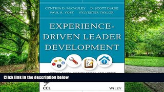 Big Deals  Experience-Driven Leader Development: Models, Tools, Best Practices, and Advice for