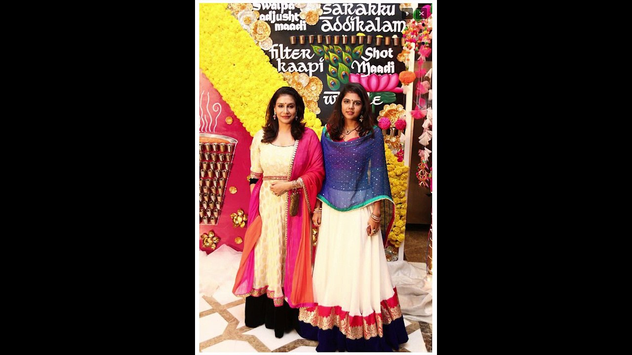 Radhika's Daughter Rayane And Abhimanyu Mithun Sangeet Ceremony-Trendviralvideos