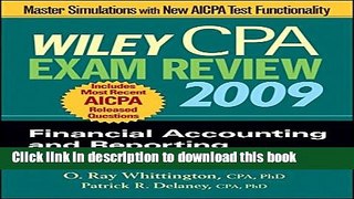 Read Wiley CPA Exam Review 2009: Financial Accounting and Reporting (Wiley CPA Examination Review: