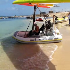 Bateau pneumatique volant