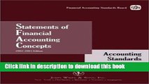 Read Statements of Financial Accounting Concepts, 2002-2003:  Accounting Standards As of June 1,