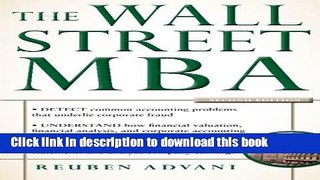 Read The Wall Street MBA, Second Edition  Ebook Free