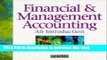 Read Financial and Management Accounting: An Introduction  Ebook Free