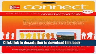 Read Connect Access Card for Fundamentals of Cost Accounting (McGraw Hill Connect (Access Codes))