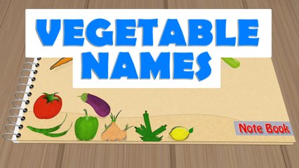 Learn Vegetable names in English with pictures │Vegetable book for kids │ preschool learning for children