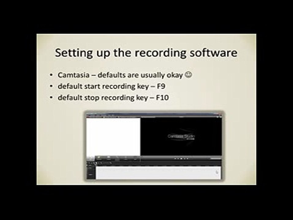 Option 2  Camtasia