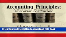 PDF Accounting Principles: A Business Perspective, Financial Accounting (Chapters 1 - 8): An Open