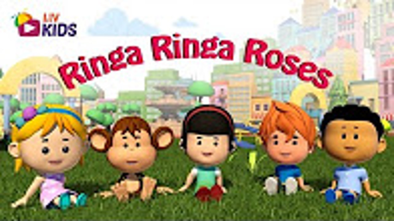 Ringa Ringa Roses - Songs for Kids - Cartoon Animation Nursery Rhymes -
