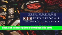 Download The Oxford Illustrated History of Medieval England (Oxford Illustrated Histories)  PDF
