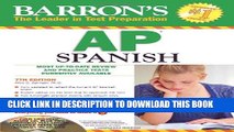 Collection Book Barron s AP Spanish with Audio CDs and CD-ROM (Barron s AP Spanish (W/CD   CD-ROM))