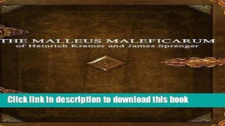 Read Malleus Maleficarum  Ebook Online