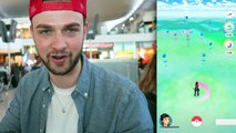 Pokemon GO - CATCHING POKEMON ON A PLANE!
