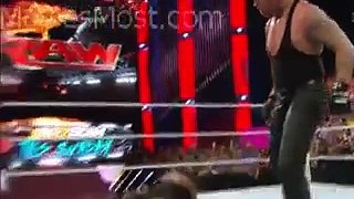 WWE RAW 31 08 2015 Undertaker Attack again on Brock Lesnar Full Show 31 August 2015