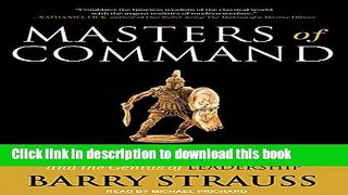 Read Masters of Command: Alexander, Hannibal, Caesar, and the Genius of Leadership  Ebook Free