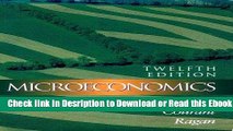 Microeconomics (12th Edition) (Addison-Wesley Series in Economics) Free Ebook