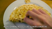 Eating MINIATURE PANCAKES with Charlie the Venus Flytrap eating swallowing ASMR