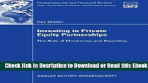 Investing in Private Equity Partnerships: The Role of Monitoring and Reporting (Entrepreneurial