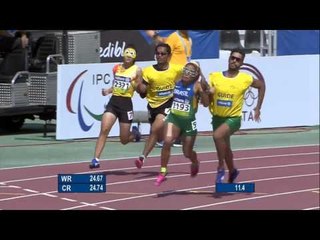 Women's 200m T11 | Semifinal 2 |  2015 IPC Athletics World Championships Doha