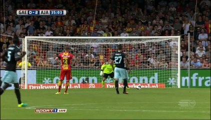Davy Klaassen Penalty Goal - G.A. Eagles 0-2 AFC Ajax 28.08.2016