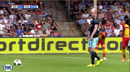 35' - Doelpunt Davy Klaassen. Go Ahead Eagles - Ajax 0 - 2