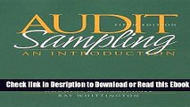 Audit Sampling: An Introduction to Statistical Sampling in Auditing For Free