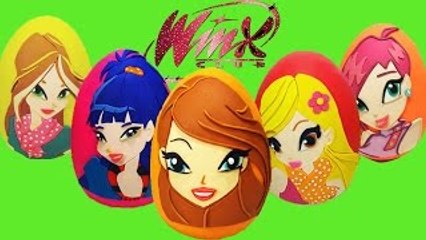 Tüm Winx Perileri Dev Sürpriz Yumurtaları Bir Arada (Oyun Hamuru) - Winx Oyuncakları LPS