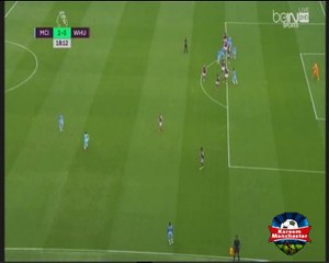 هدف الثاني لمانشستر سيتي في شباك وست هام فيرناندينيو