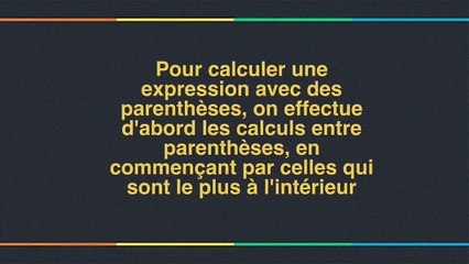 5ème Les calculs numériques Séquence 1