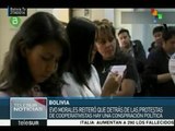 Pdte. de Bolivia denuncia conspiración política contra su gobierno