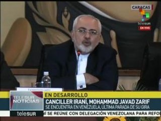 Canciller de Irán se reúne con autoridades de Venezuela