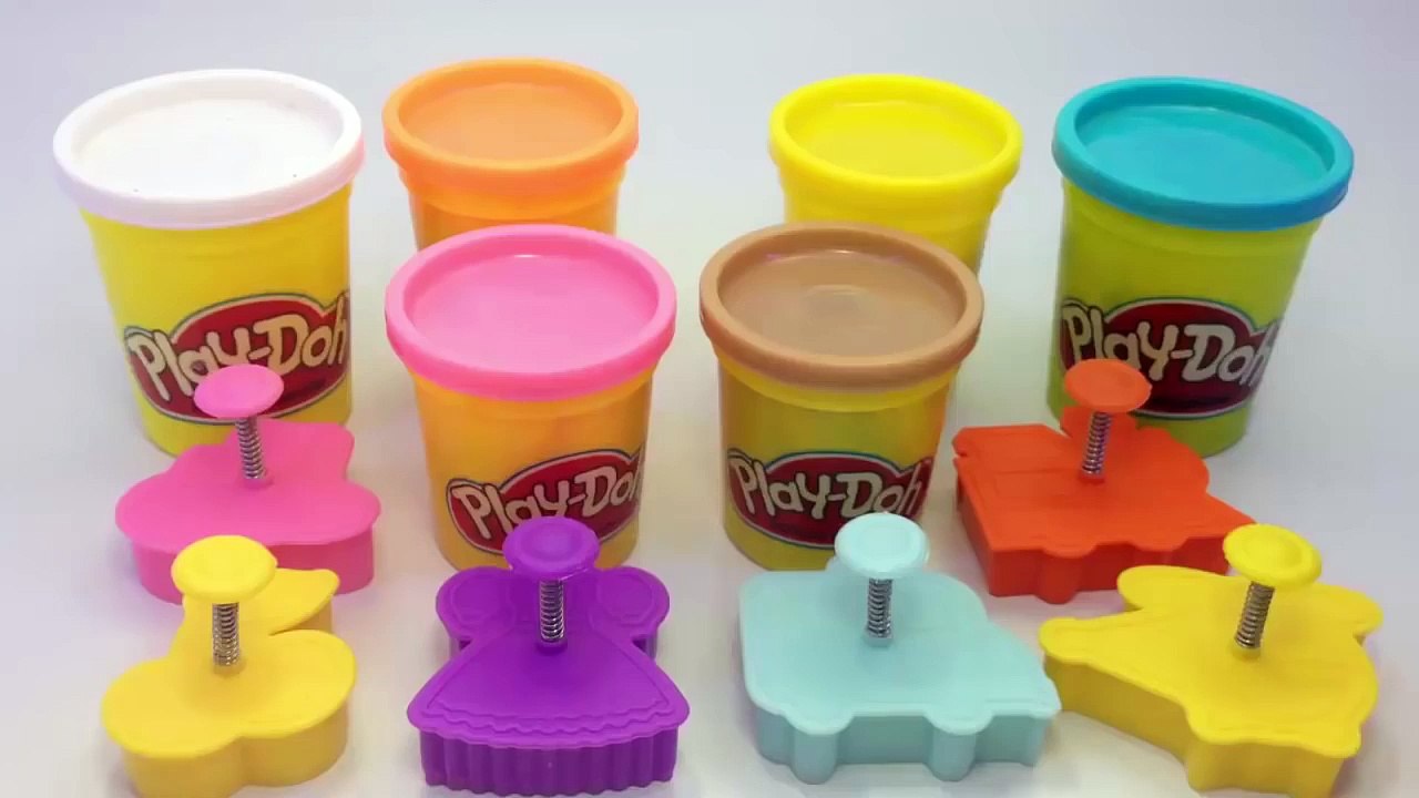 Play Creative and Learn Colours with Play Dough Car, Clother Molds Fun ! Creative for Kids