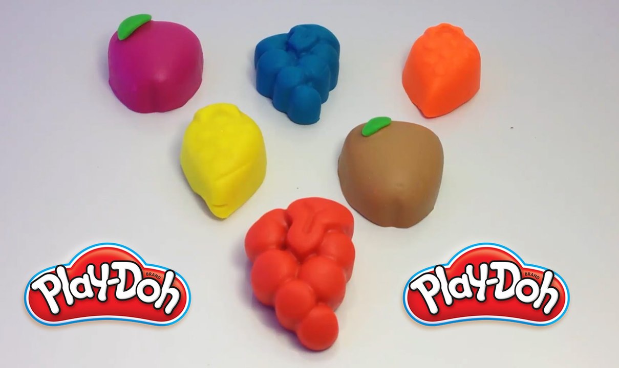 Play Creative and Learn Colours with Play Dough Fruits Molds Fun and Creative for Kids