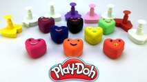 Play Creative and Learn Colours with Play Dough Hearts Fashion Theme Molds Fun Creative for Kids