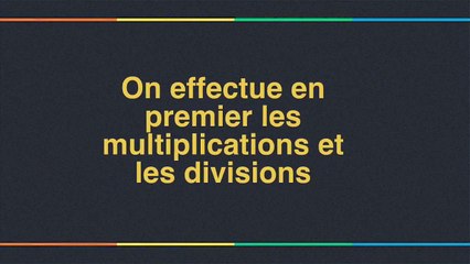 5ème Les calculs numériques Séquence 2