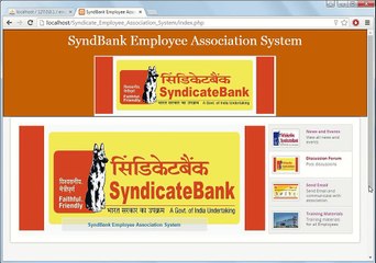 Employee Association System Project modules