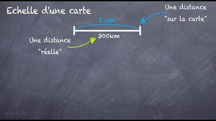 5ème La proportionnalité L'échelle d'une carte