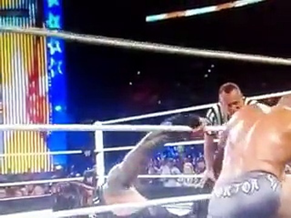 WWE Summerslam 2014  Randy Orton vs Roman Reigns